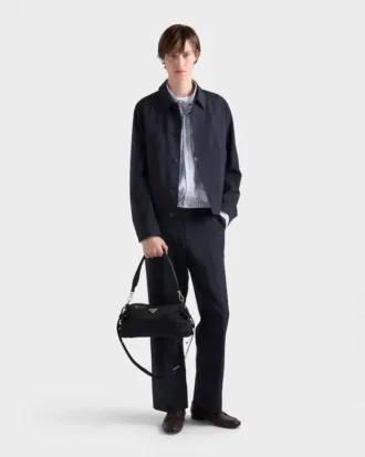 Prada Explore Re-Nylon and Leather Bag