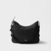 Prada Fold Large Leather Shoulder Bag