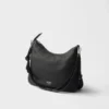 Prada Fold Large Leather Shoulder Bag