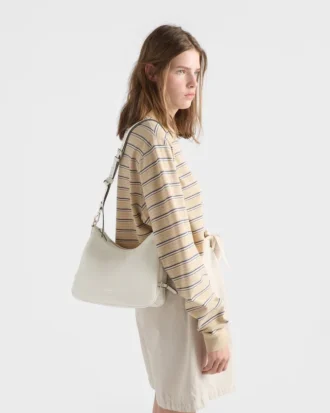 Prada Fold Medium Leather Bag