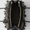Prada Galleria Medium Nappa Leather Bag with Fringe and Studs
