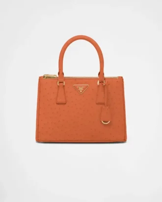 Prada Galleria Medium Ostrich Leather Bag