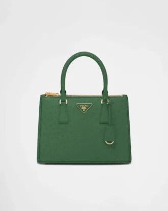 Prada Galleria Medium Ostrich Leather Bag