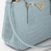 Prada Galleria Mini Crocodile Leather Bag