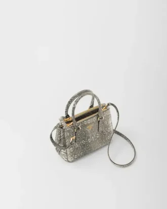 Prada Galleria Mini Lizard Skin Bag