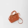 Prada Galleria Mini Ostrich Leather Bag