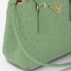 Prada Galleria Mini Ostrich Leather Bag