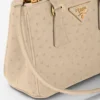 Prada Galleria Mini Ostrich Leather Bag