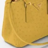 Prada Galleria Mini Ostrich Leather Bag