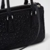 Prada Galleria Mini Satin Bag with Crystals