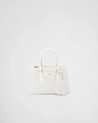 Prada Galleria Mini Shearling Bag