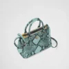 Prada Galleria Small Python Leather Bag
