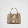 Prada Galleria Small Python Leather Bag