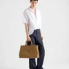Prada Jardiniare Extra-Large Cotton Canvas Tote Bag