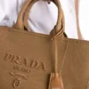 Prada Jardiniare Extra-Large Cotton Canvas Tote Bag