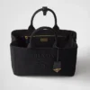 Prada Jardiniare Large Cotton Canvas Handbag