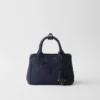 Prada Jardiniare Mini Cotton Canvas Handbag
