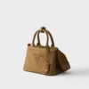 Prada Jardiniare Mini Cotton Canvas Handbag
