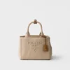 Prada Jardiniare Small Cotton Canvas Bag