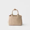 Prada Jardiniare Small Cotton Canvas Bag
