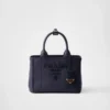 Prada Jardiniare Small Cotton Canvas Handbag