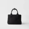 Prada Jardiniare Small Cotton Canvas Handbag