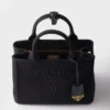 Prada Jardiniare Small Cotton Canvas Handbag