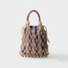 Prada Noua Medium Cotton Macrama Bag
