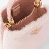 Prada Panier Mini Shearling Bag