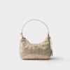 Prada Re-Edition 2005 Mini Crystal-Studded Satin Bag