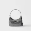 Prada Re-Edition 2005 Mini Crystal-Studded Satin Bag