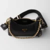 Prada Re-Edition 2005 Re-Nylon and Saffiano Leather Bag with Charm