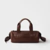 Prada Route Large Leather Top-Handle Bag