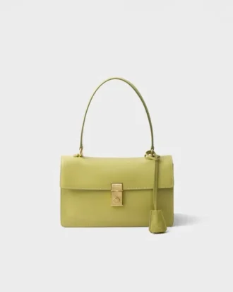 Prada Soft Sound Medium Leather Shoulder Bag