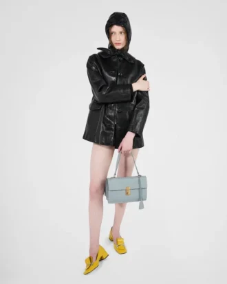 Prada Soft Sound Medium Leather Shoulder Bag