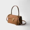 Prada Soft Sound Medium Leather Shoulder Bag