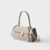 Prada Soft Sound Medium Leather Shoulder Bag