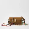 Prada Soft Sound Small Leather Shoulder Bag with Charms