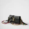 Prada Soft Sound Small Leather Shoulder Bag with Charms