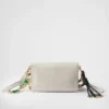Prada Soft Sound Small Leather Shoulder Bag with Charms