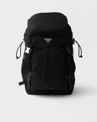 Prada Speedrock Re-Nylon and Leather Backpack
