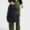 Prada Speedrock Re-Nylon and Leather Backpack