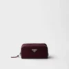 Prada Speedrock Re-Nylon and Leather Pouch