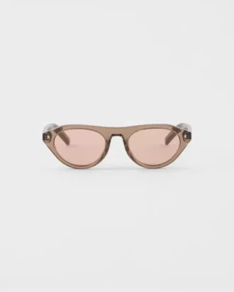 Prada Sunglasses with the Iconic Metal Plaque