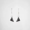 Prada Symbole Drop Earrings