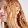 Prada Symbole Drop Earrings