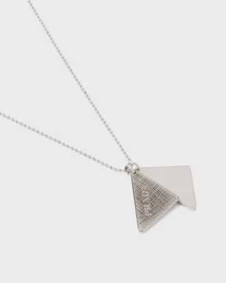 Prada Symbole Pendant Necklace