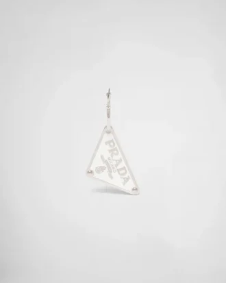 Prada Symbole Pendant Right Earring