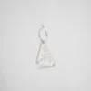 Prada Symbole Pendant Right Earring