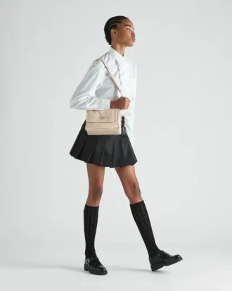 Prada Traveller Small Padded Re-Nylon Shoulder Bag